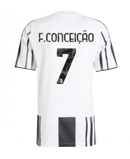 Günstige Juventus Francisco Conceicao #7 Heimtrikot 2025-26 Kurzarm